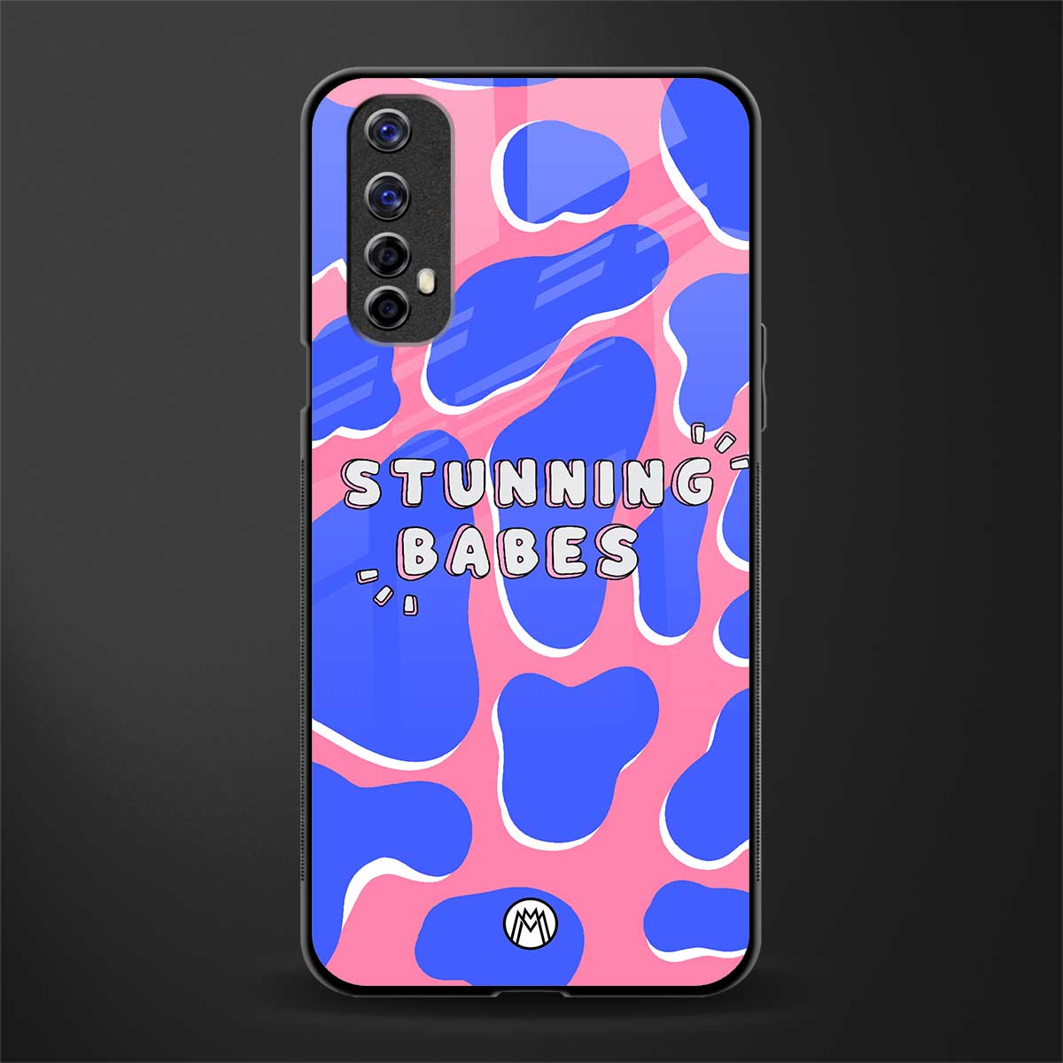 stunning babes glass case for realme 7 image