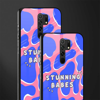 stunning babes glass case for redmi 9 prime image-2