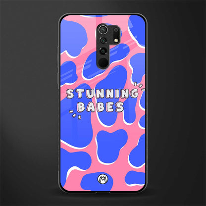 stunning babes glass case for redmi 9 prime image