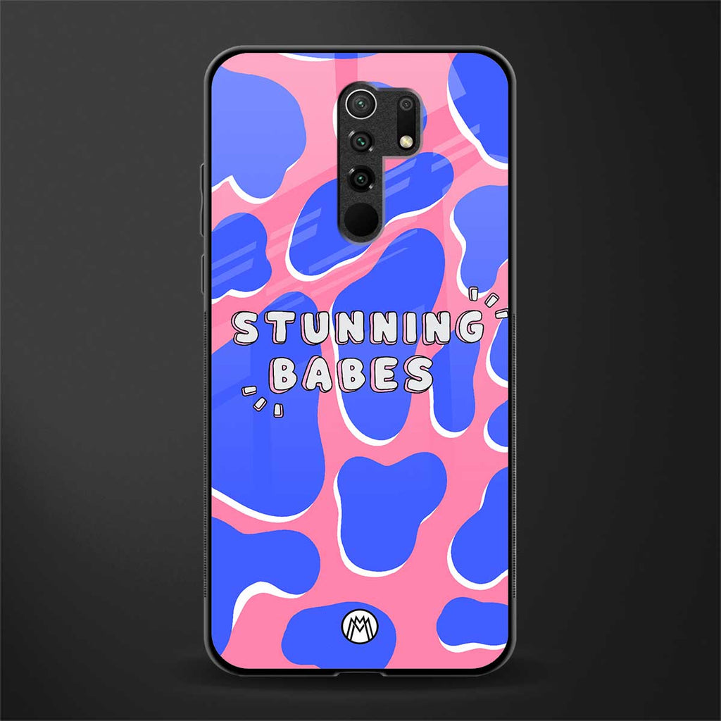 stunning babes glass case for poco m2 image