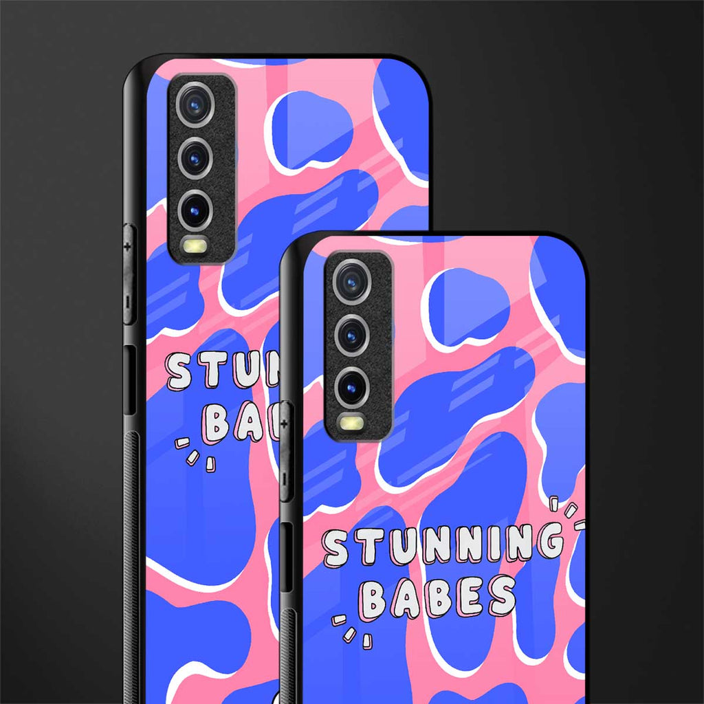 stunning babes glass case for vivo y20 image-2