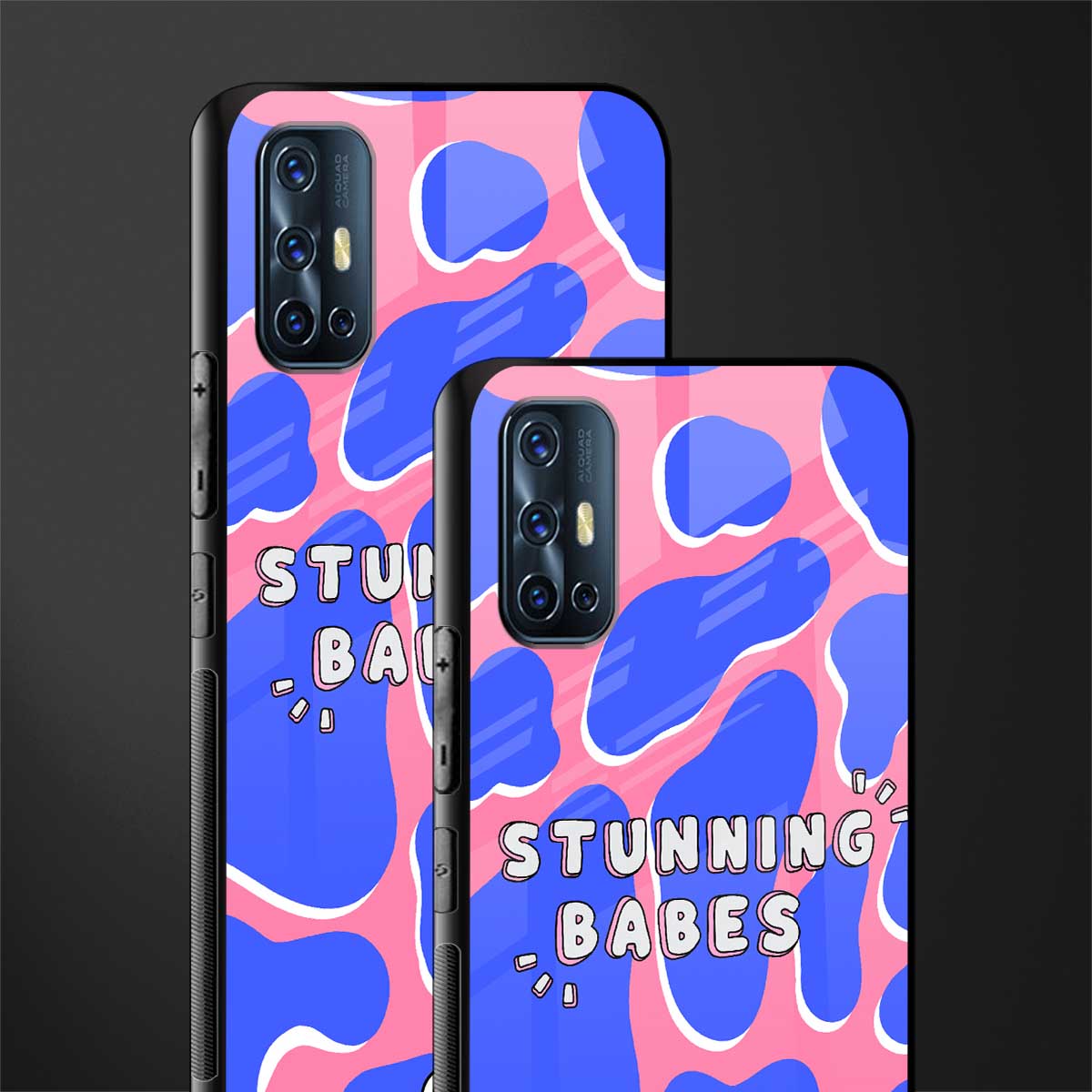 stunning babes glass case for vivo v17 image-2