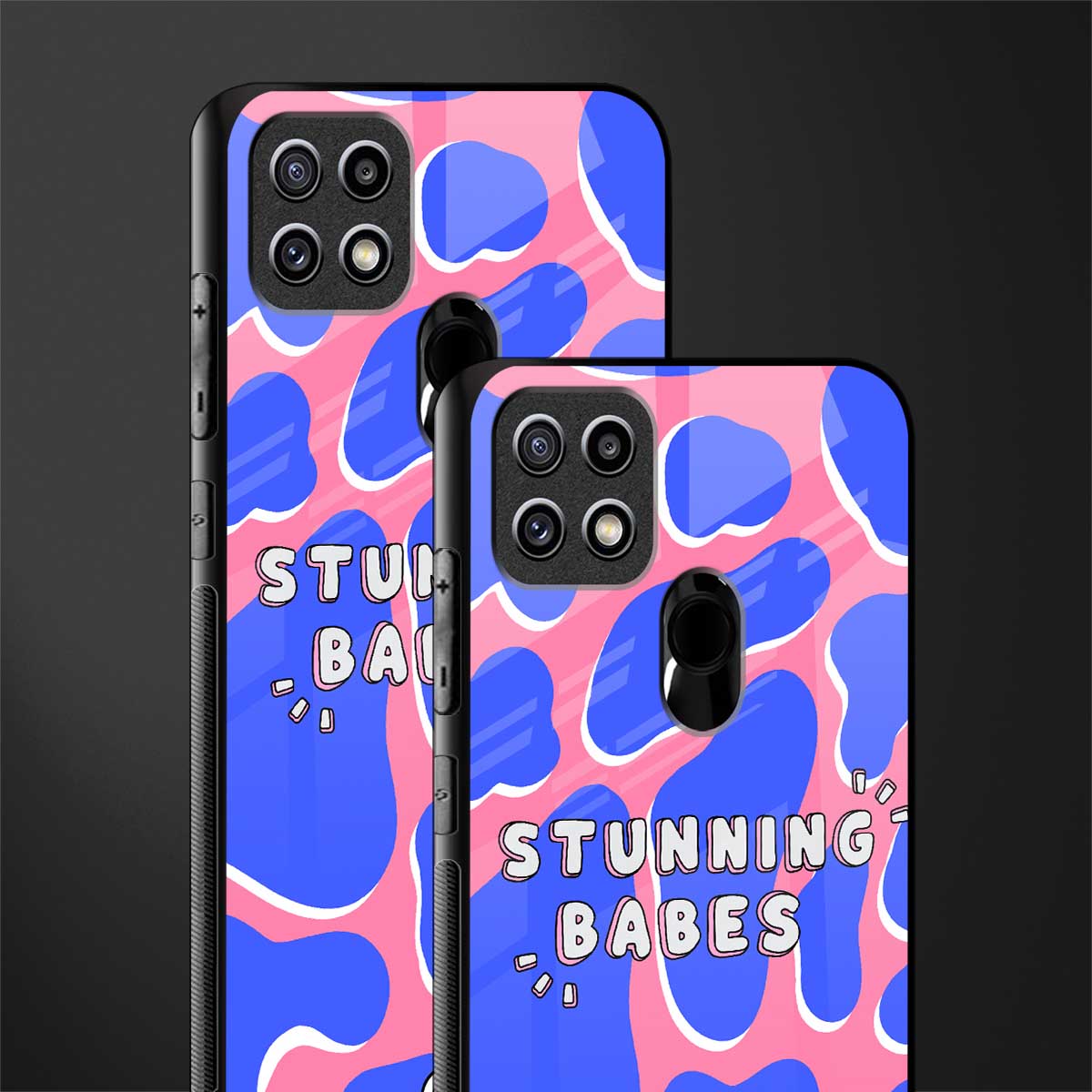 stunning babes glass case for oppo a15 image-2