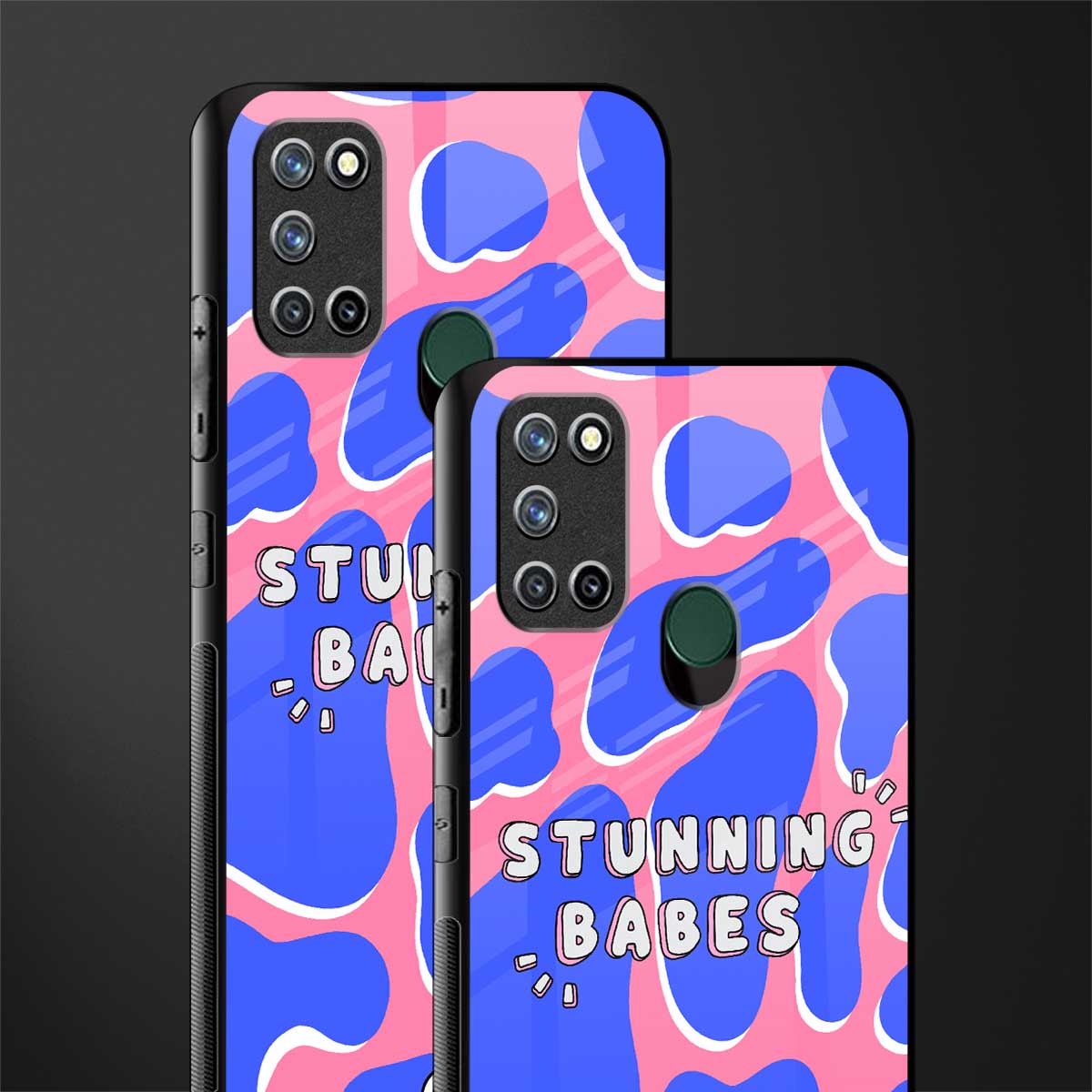 stunning babes glass case for realme 7i image-2