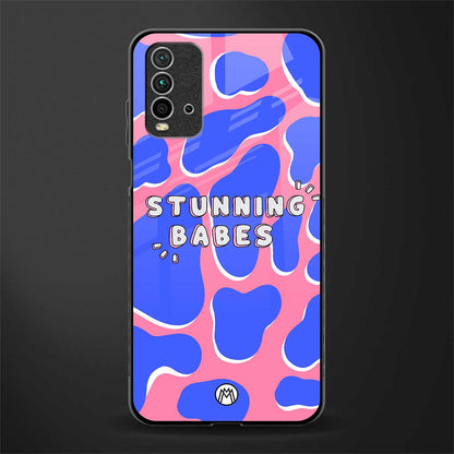 stunning babes glass case for redmi 9 power image