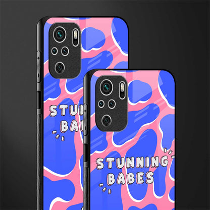 stunning babes glass case for redmi note 10 image-2