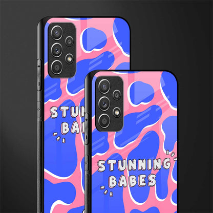 stunning babes glass case for samsung galaxy a72 image-2