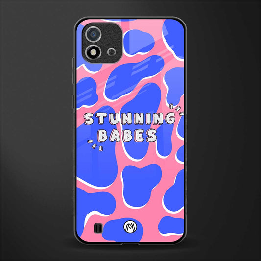 stunning babes glass case for realme c20 image