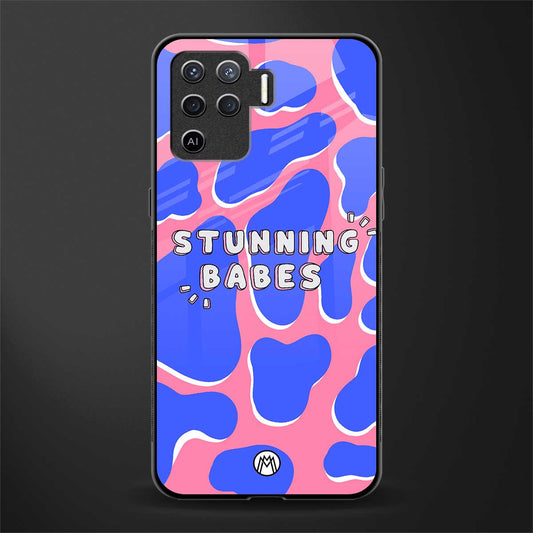 stunning babes glass case for oppo f19 pro image