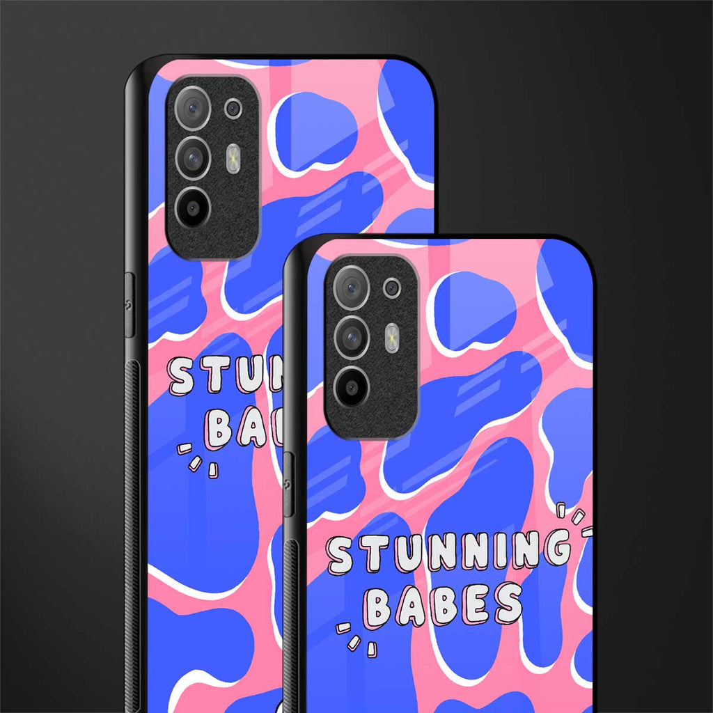 stunning babes glass case for oppo f19 pro plus image-2