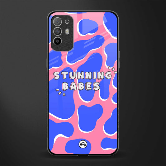 stunning babes glass case for oppo f19 pro plus image