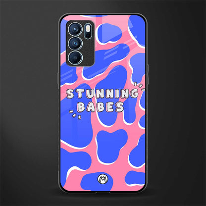 stunning babes glass case for oppo reno6 5g image