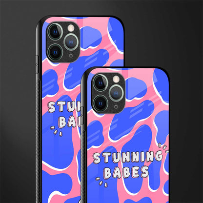 stunning babes glass case for iphone 11 pro max image-2