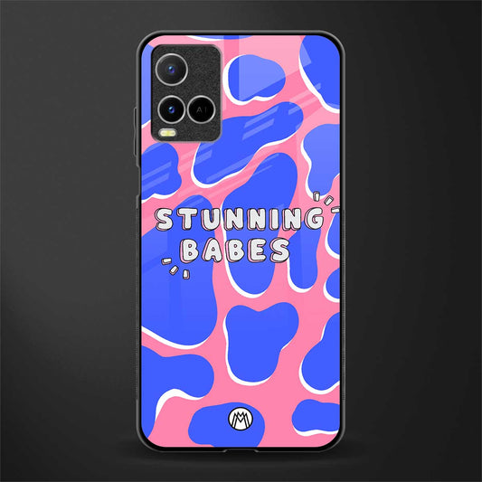 stunning babes glass case for vivo y33s vivo y33t image