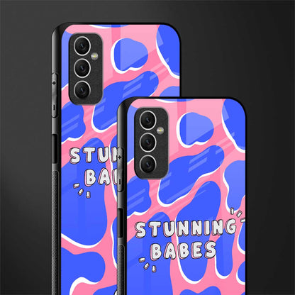 stunning babes glass case for samsung galaxy m52 5g image-2
