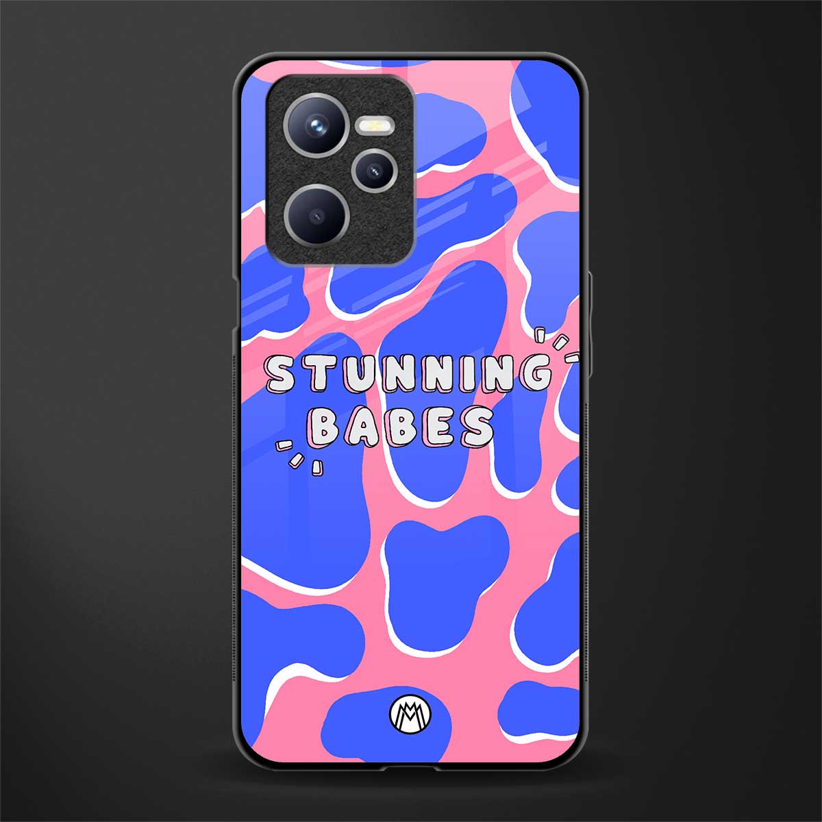 stunning babes glass case for realme c35 image