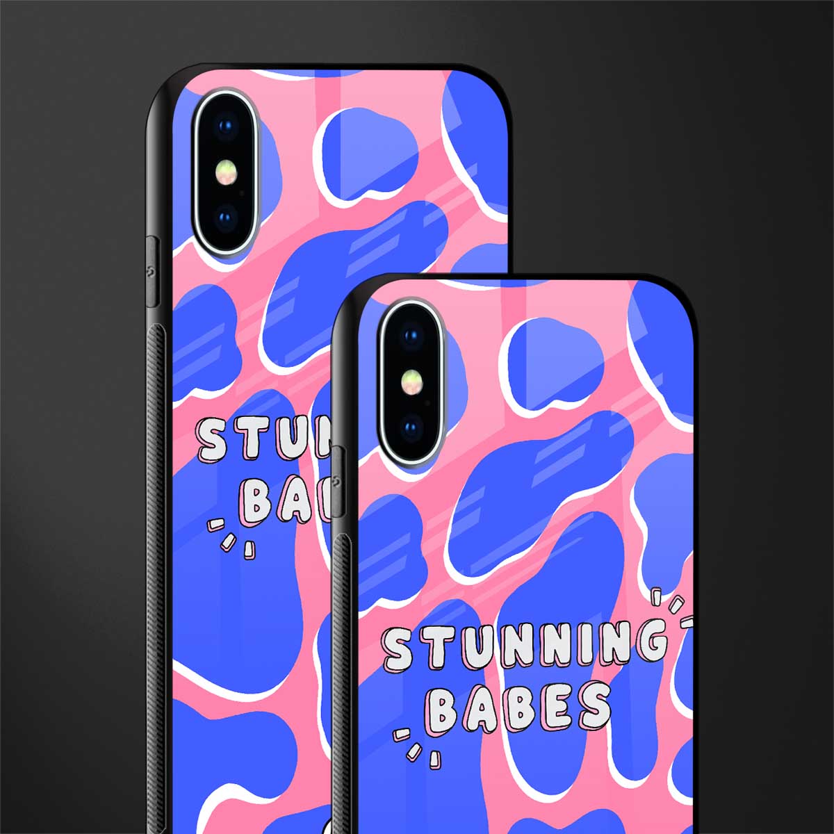 stunning babes glass case for iphone xs image-2