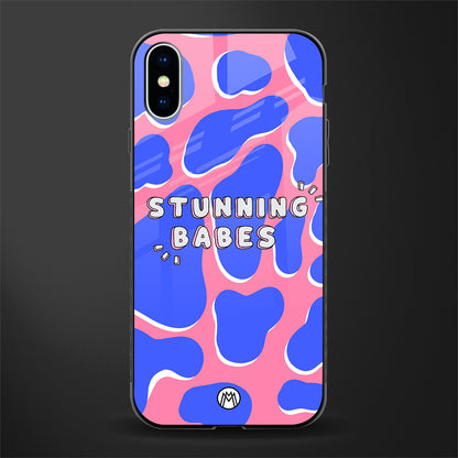 stunning babes glass case for iphone x image