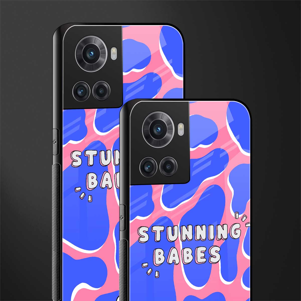 stunning babes back phone cover | glass case for oneplus 10r 5g
