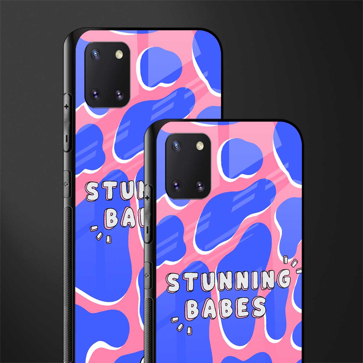 stunning babes glass case for samsung a81 image-2