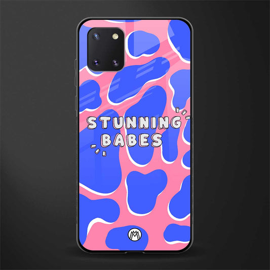 stunning babes glass case for samsung a81 image