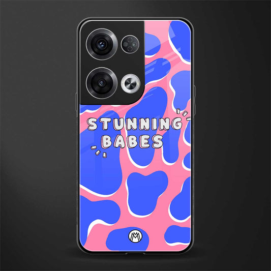 stunning babes back phone cover | glass case for oppo reno 8