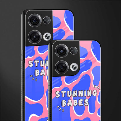 stunning babes back phone cover | glass case for oppo reno 8 pro