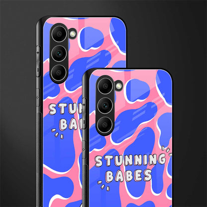 Stunning-Babes-Glass-Case for phone case | glass case for samsung galaxy s23 plus