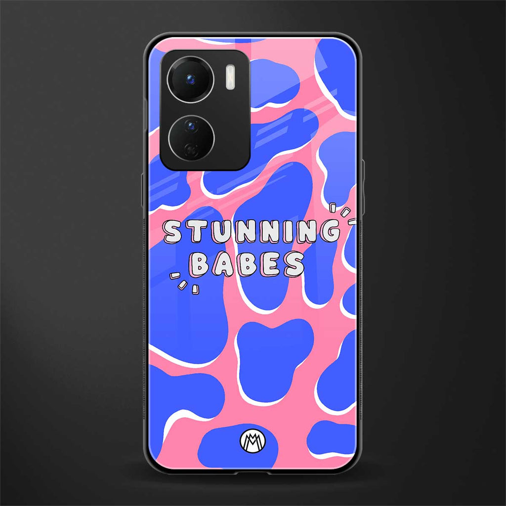 stunning babes back phone cover | glass case for vivo y16