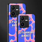 stunning babes back phone cover | glass case for vivo y22