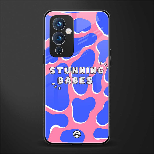 stunning babes back phone cover | glass case for oneplus 9
