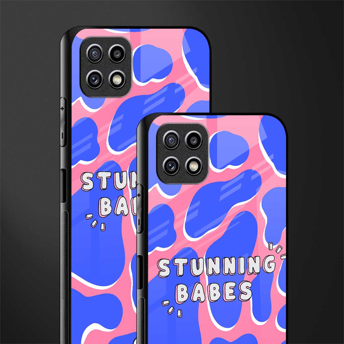 stunning babes back phone cover | glass case for samsung galaxy f42