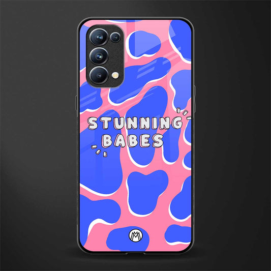 stunning babes back phone cover | glass case for oppo reno 5