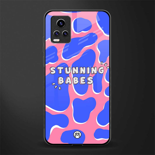 stunning babes back phone cover | glass case for vivo v21e 4g