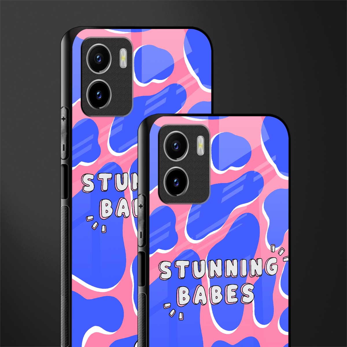 stunning babes back phone cover | glass case for vivo y72