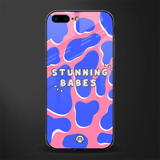 stunning babes glass case for iphone 8 plus image