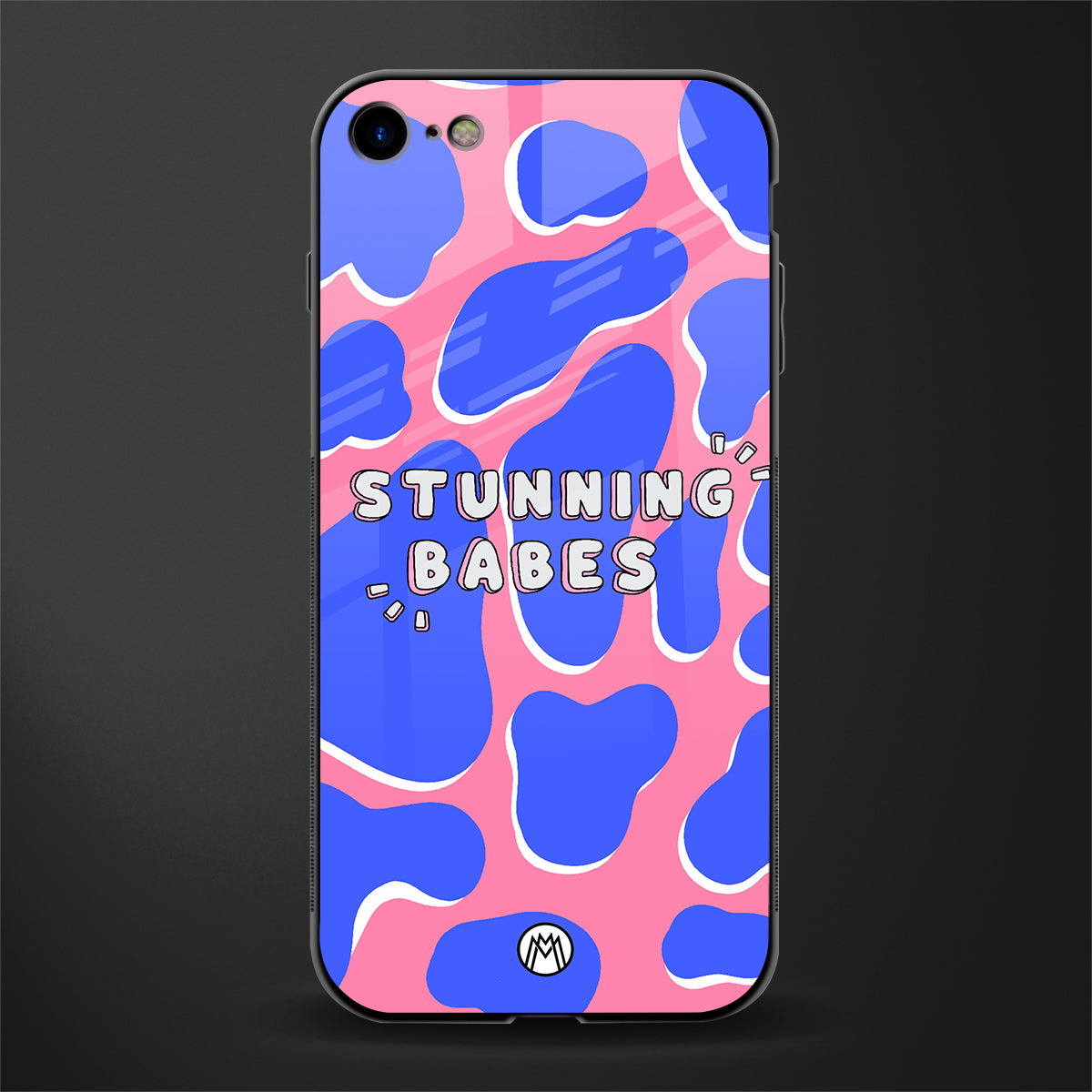 stunning babes glass case for iphone se 2020 image