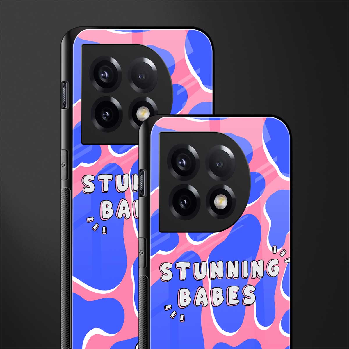 stunning babes back phone cover | glass case for oneplus 11