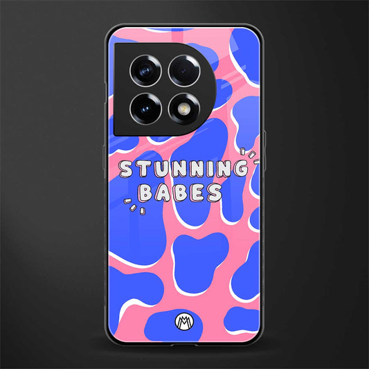 stunning babes back phone cover | glass case for oneplus 11