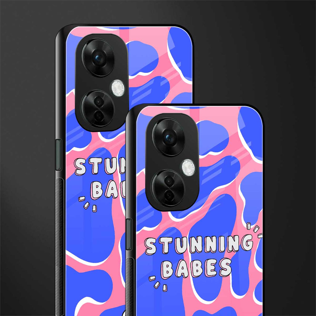stunning babes back phone cover | glass case for oneplus nord ce 3 lite