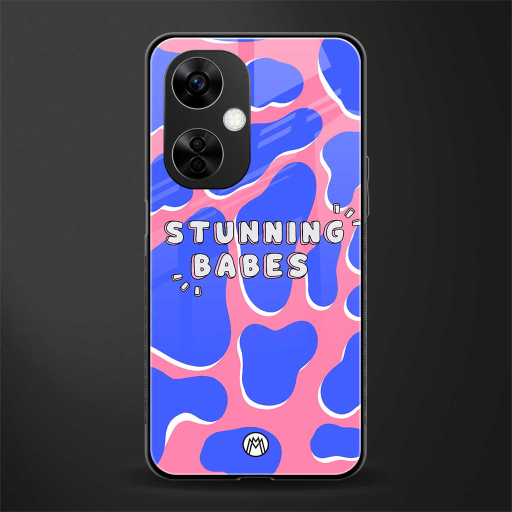 stunning babes back phone cover | glass case for oneplus nord ce 3 lite