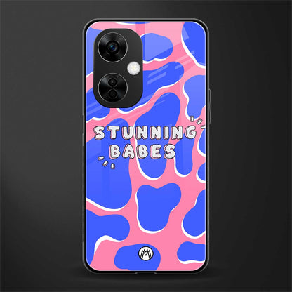 stunning babes back phone cover | glass case for oneplus nord ce 3 lite