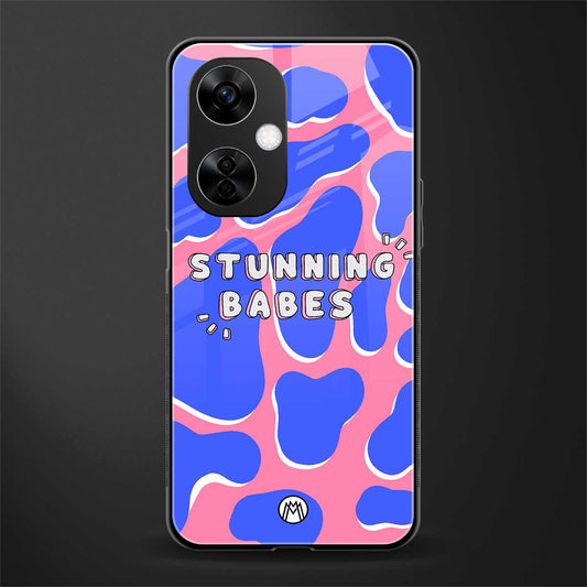 stunning babes back phone cover | glass case for oneplus nord ce 3 lite
