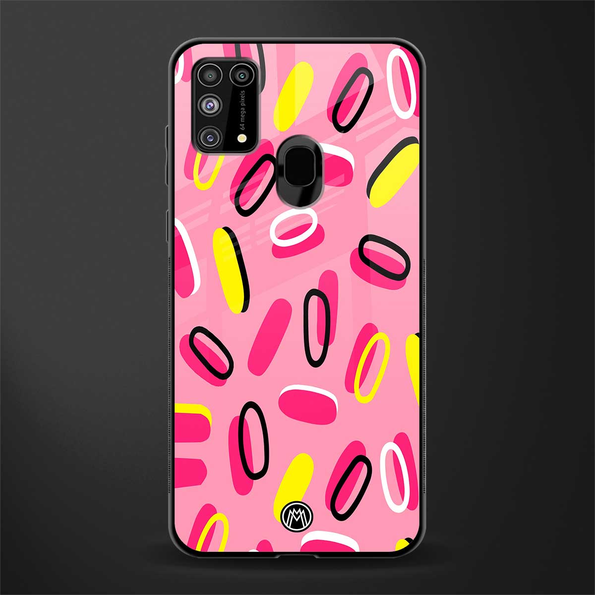 suger coating glass case for samsung galaxy f41 image