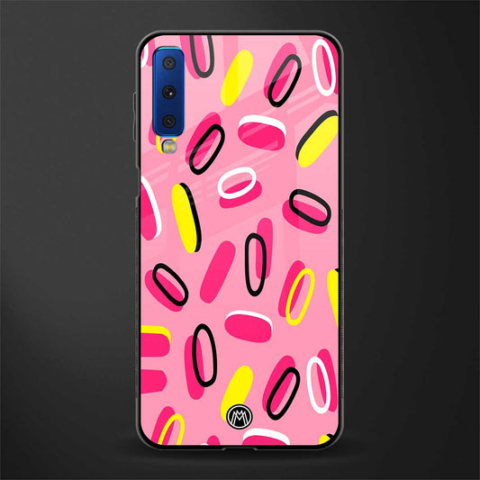 suger coating glass case for samsung galaxy a7 2018 image
