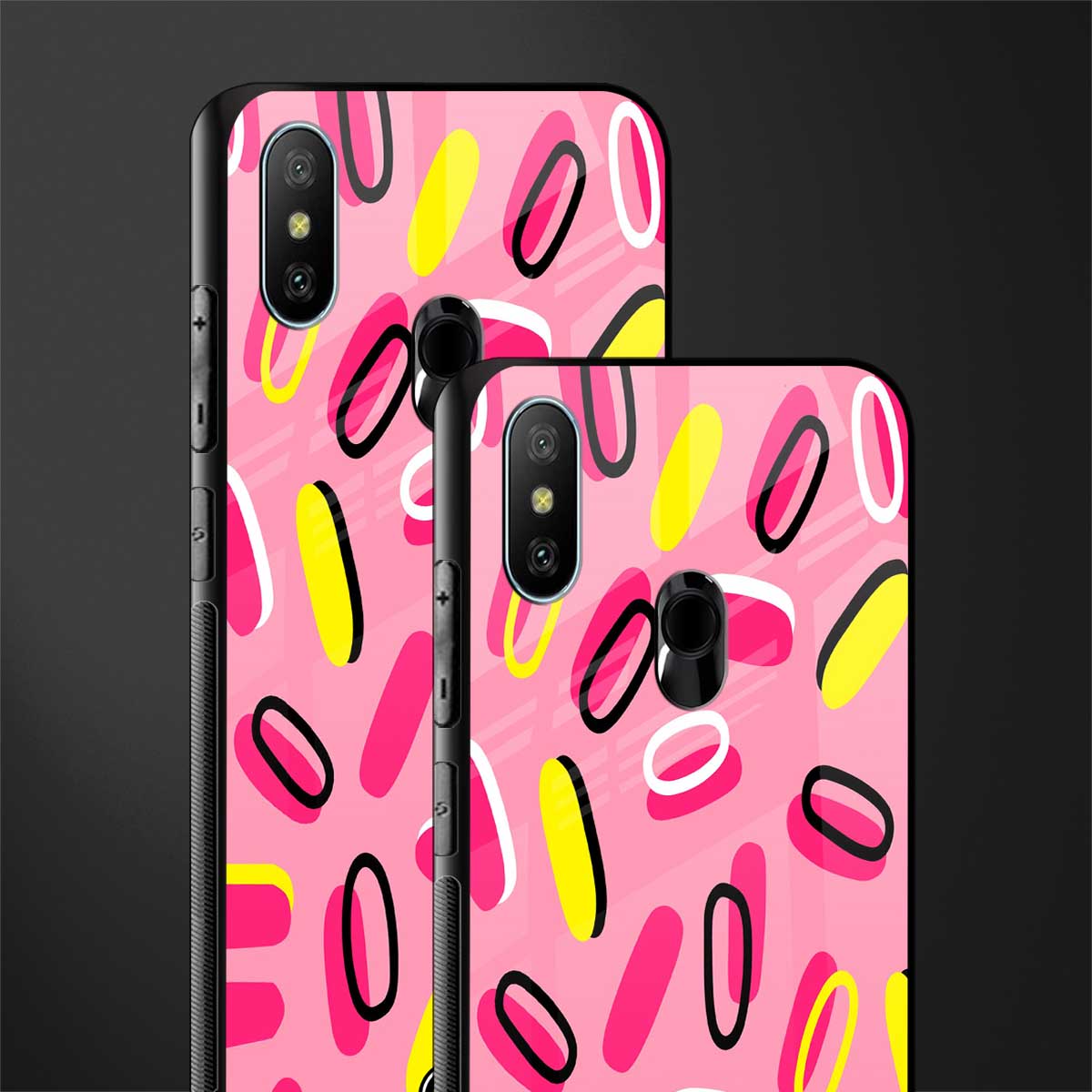 suger coating glass case for redmi 6 pro image-2