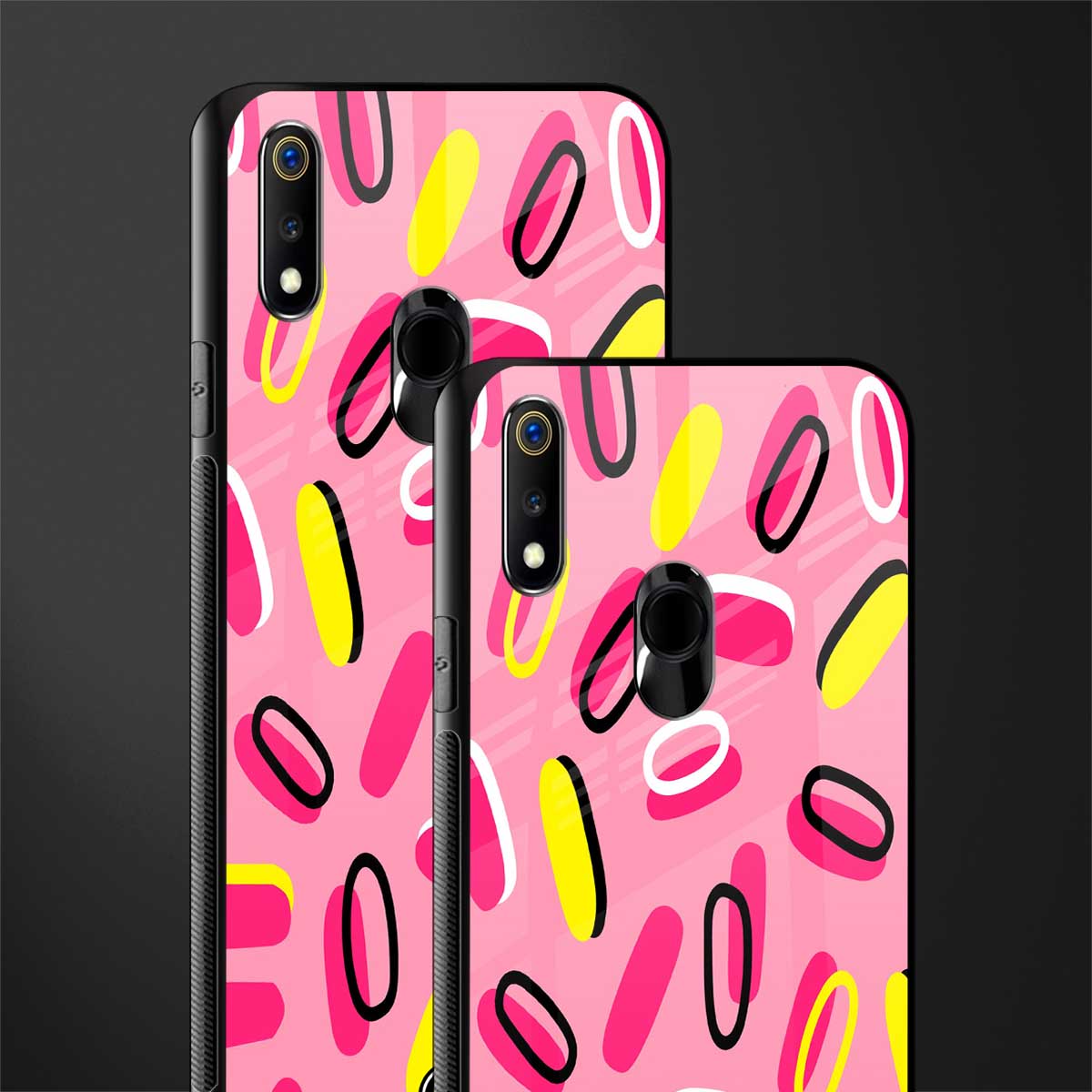 suger coating glass case for realme 3 pro image-2