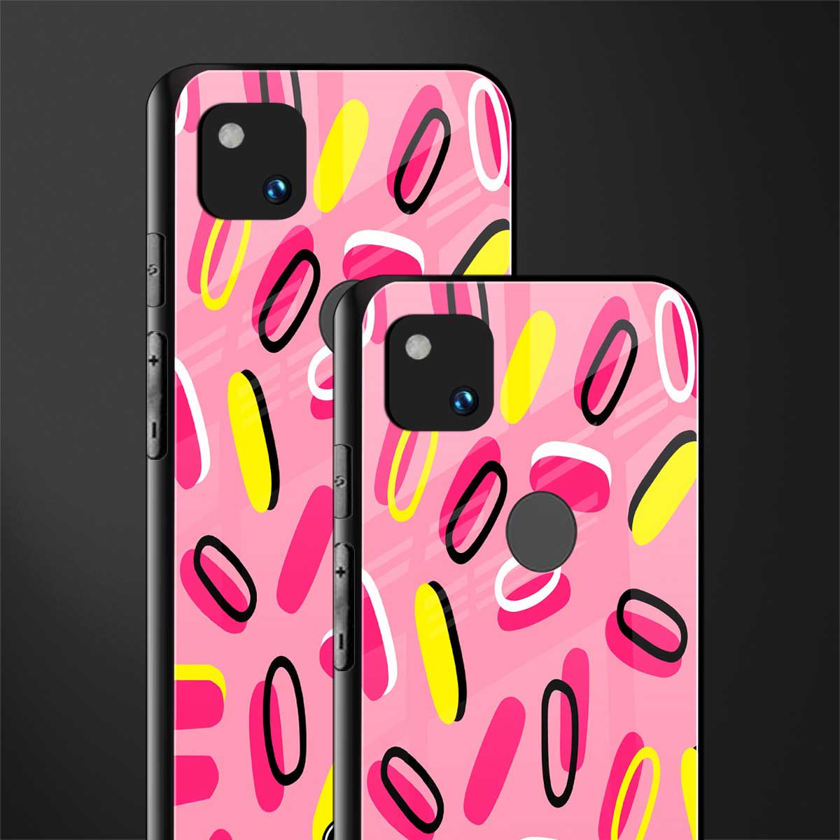 suger coating back phone cover | glass case for google pixel 4a 4g