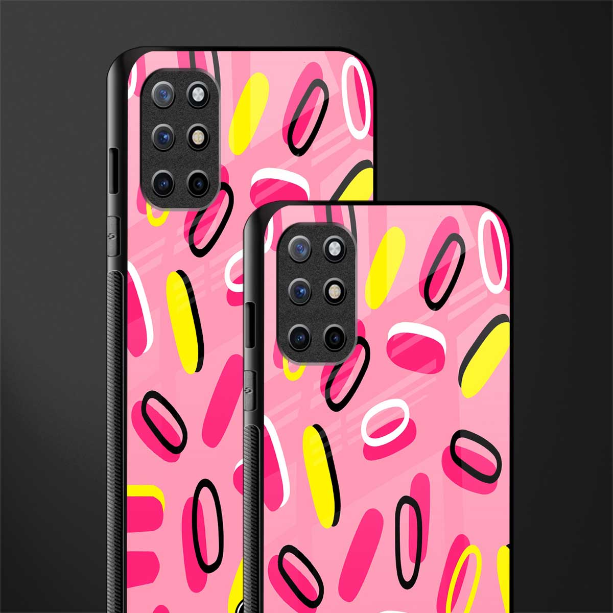 suger coating glass case for oneplus 8t image-2