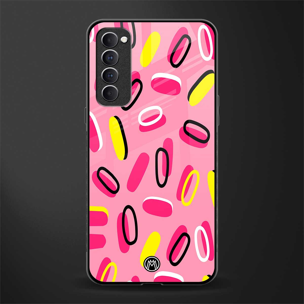 suger coating glass case for oppo reno 4 pro image